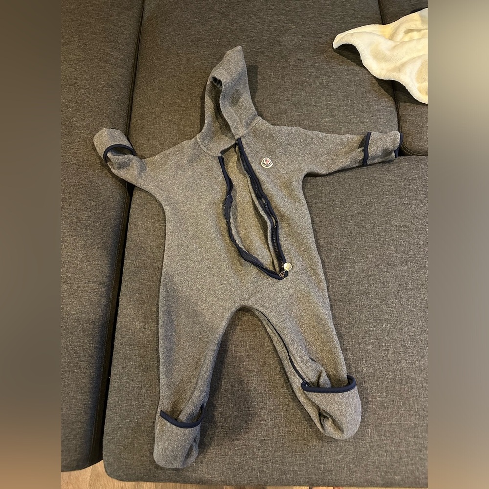 Baby Moncler fleece onesie